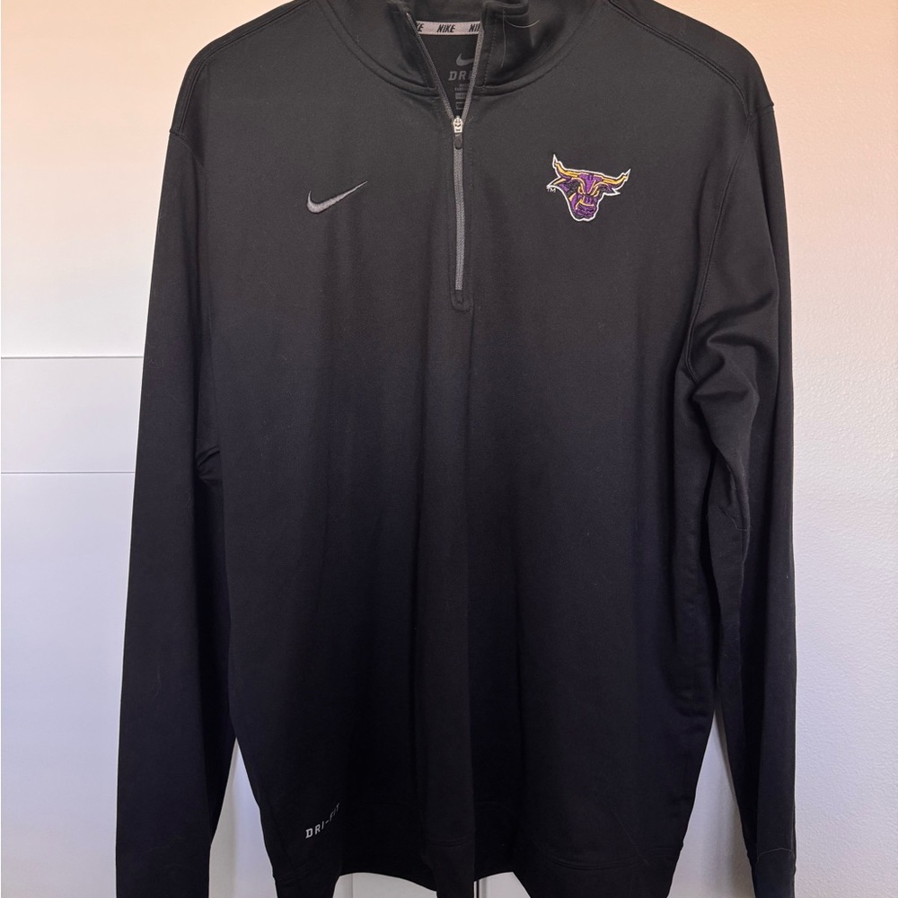Minnesota State Mankato Nike Dri-Fit Black Quarter-Zip Pullover